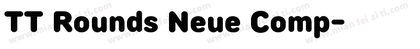 TT Rounds Neue Comp字体转换